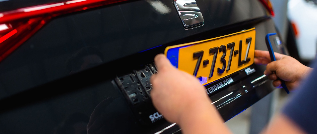 EU license plate registration